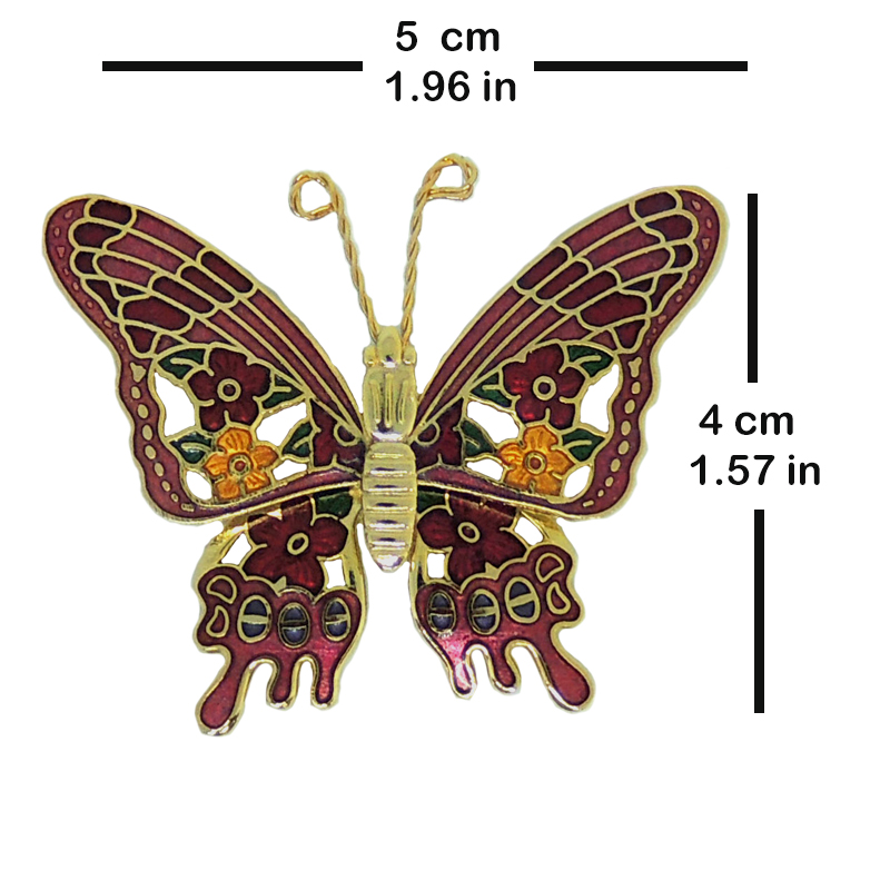 Wholesale Butterfly Enamel Necklace